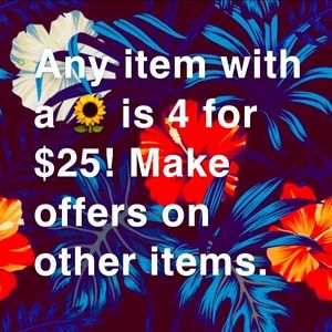 4/$25 deal! 🌻